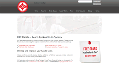 Desktop Screenshot of kkckarate.com.au